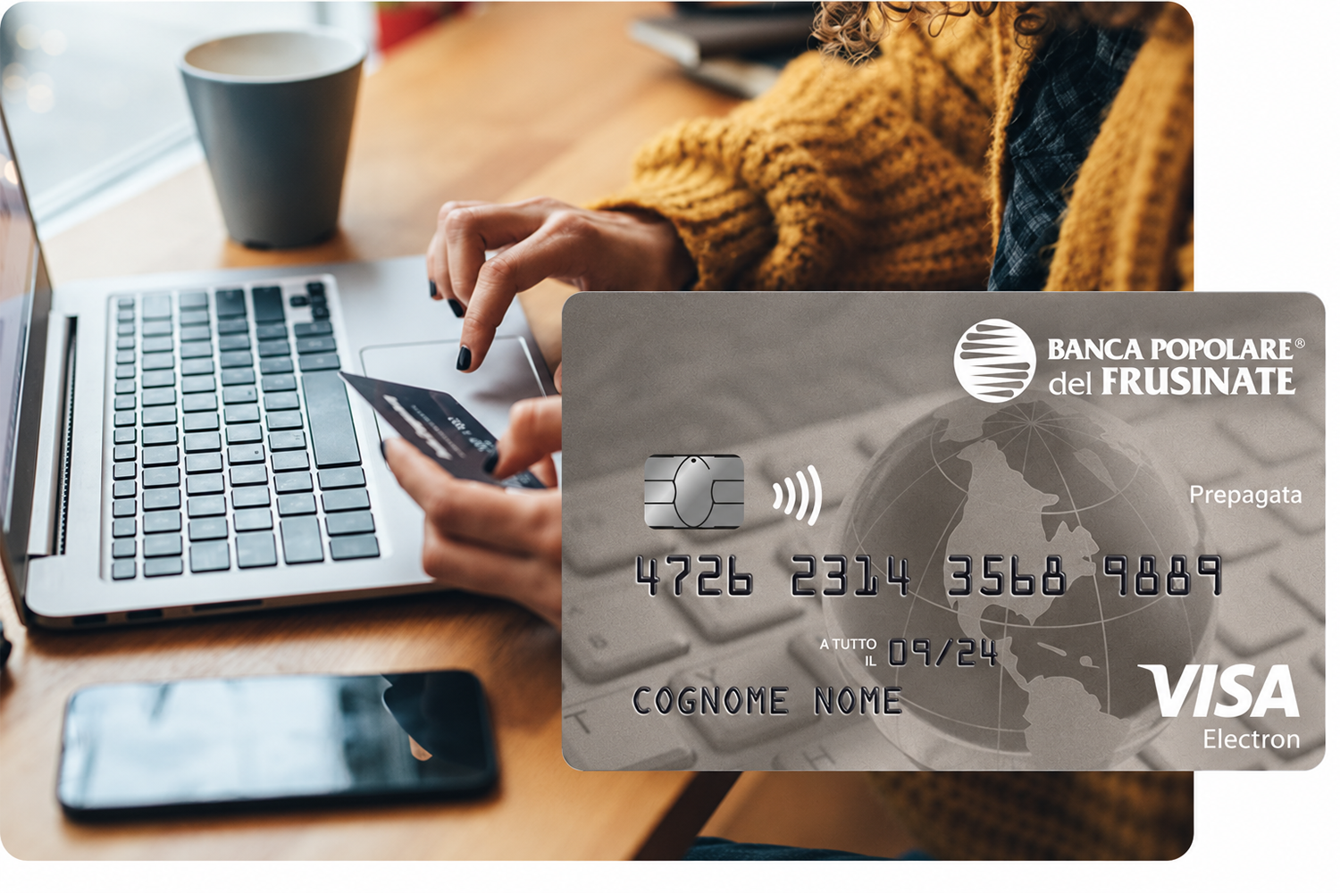 Pagamento online in un’atmosfera calda